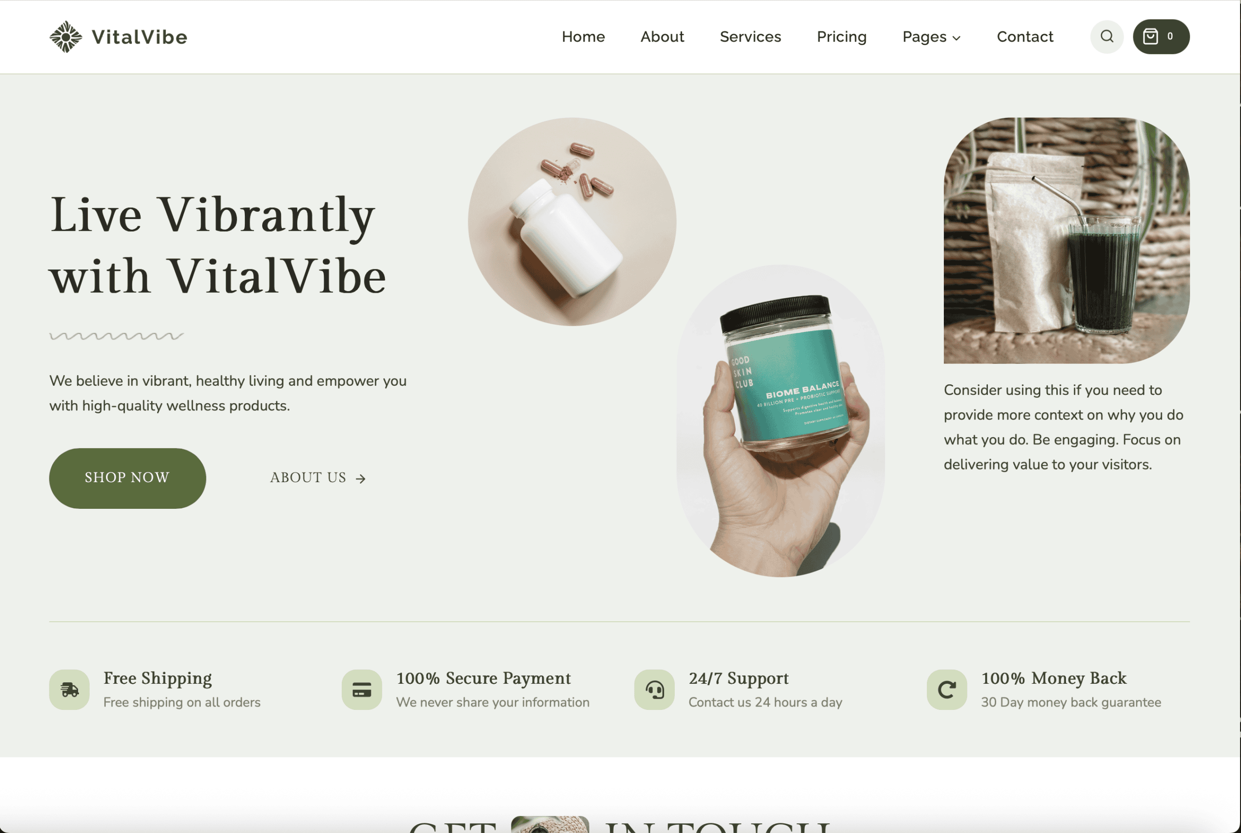 Quility website preview