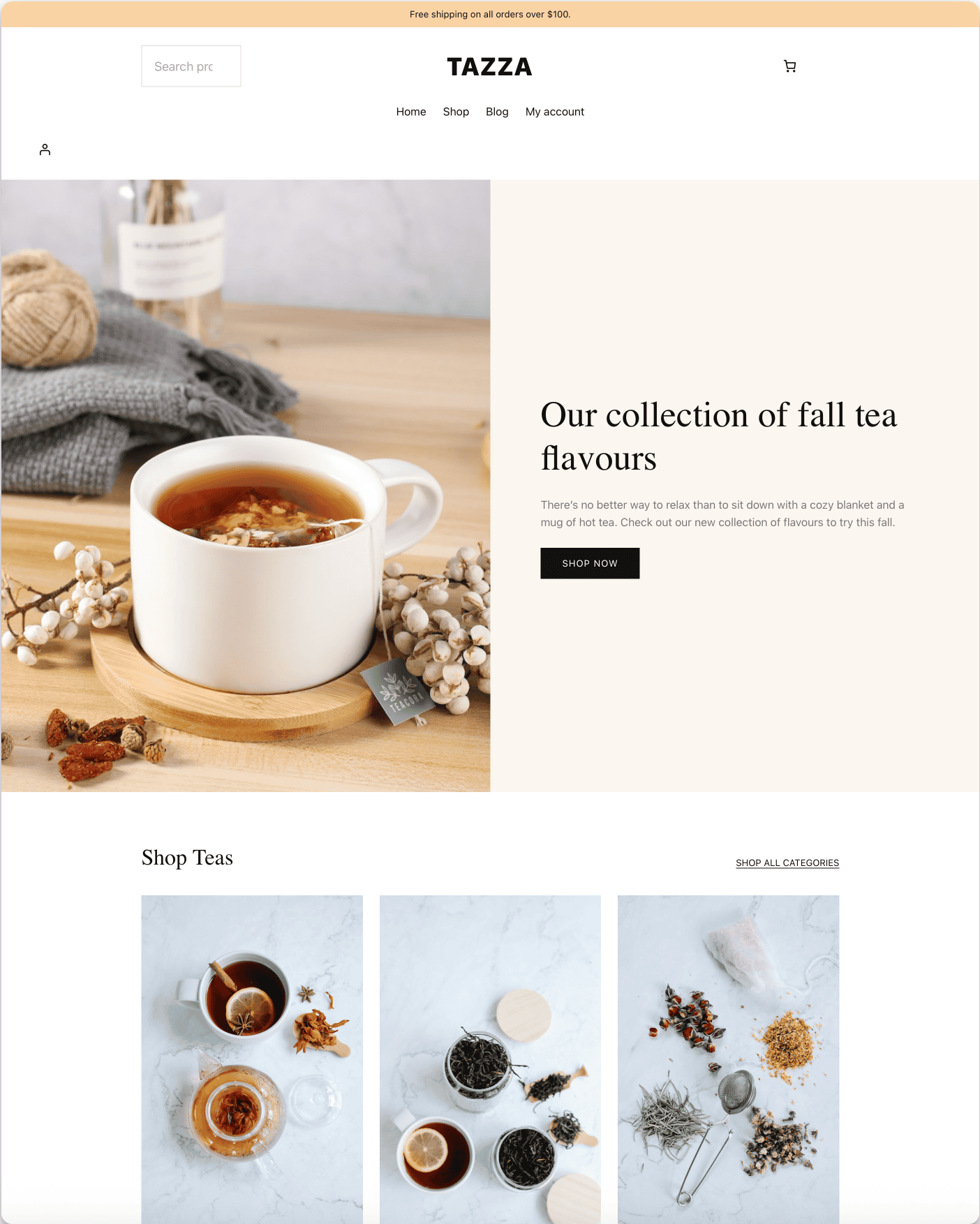 Retail website preview